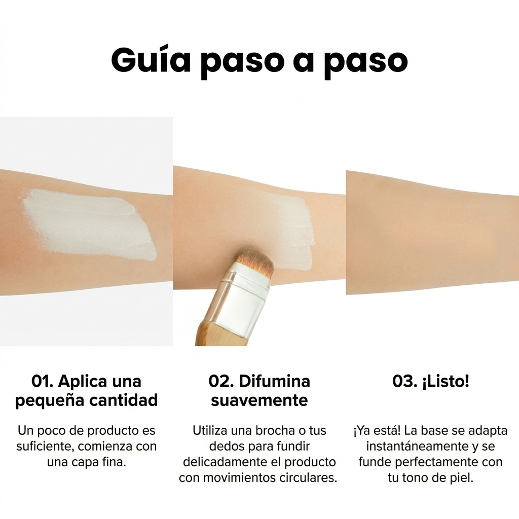 Base de Maquillaje Antiedad con SPF 50 – Se Adapta a tu Tono de Piel